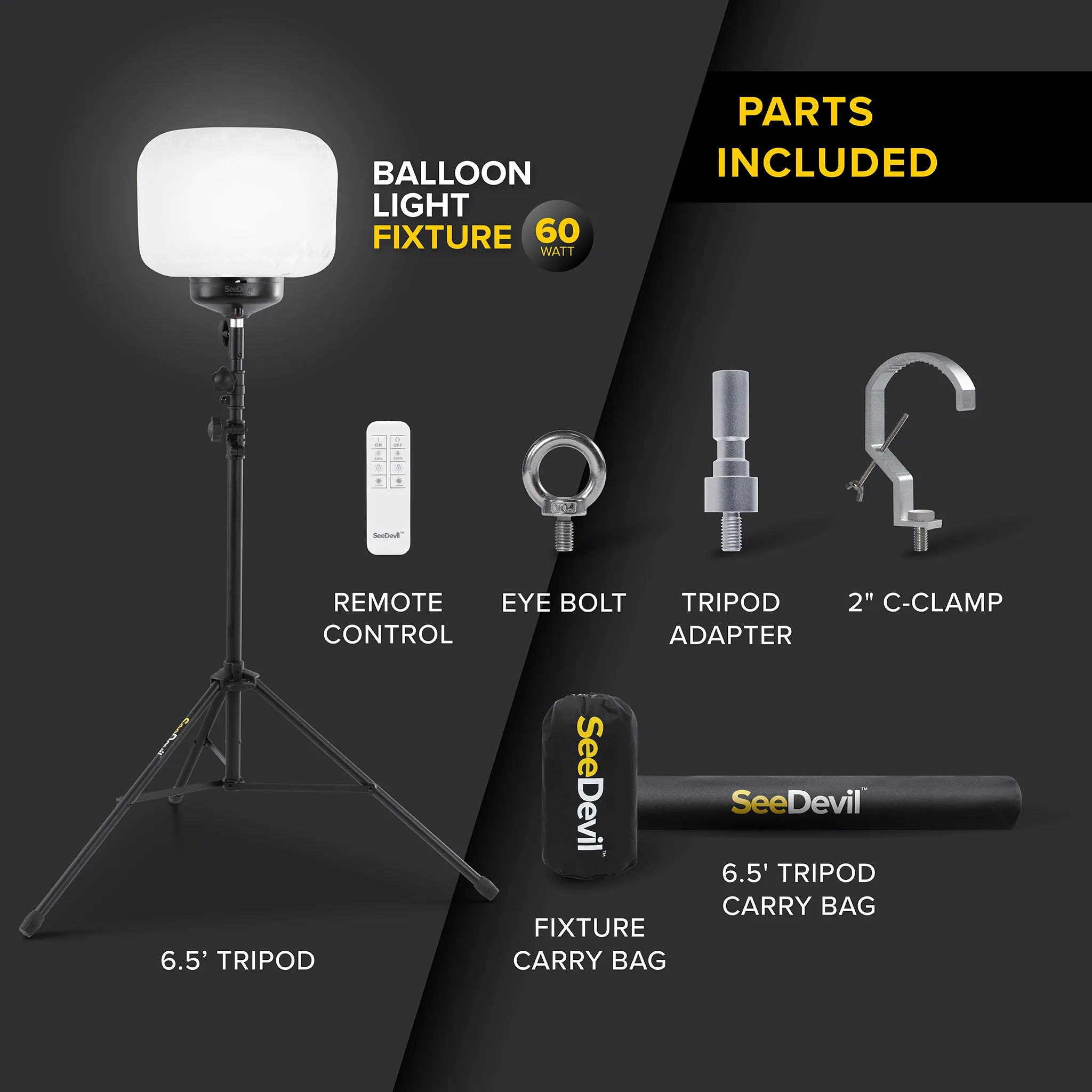 G3 60 Watt Balloon Light Kit