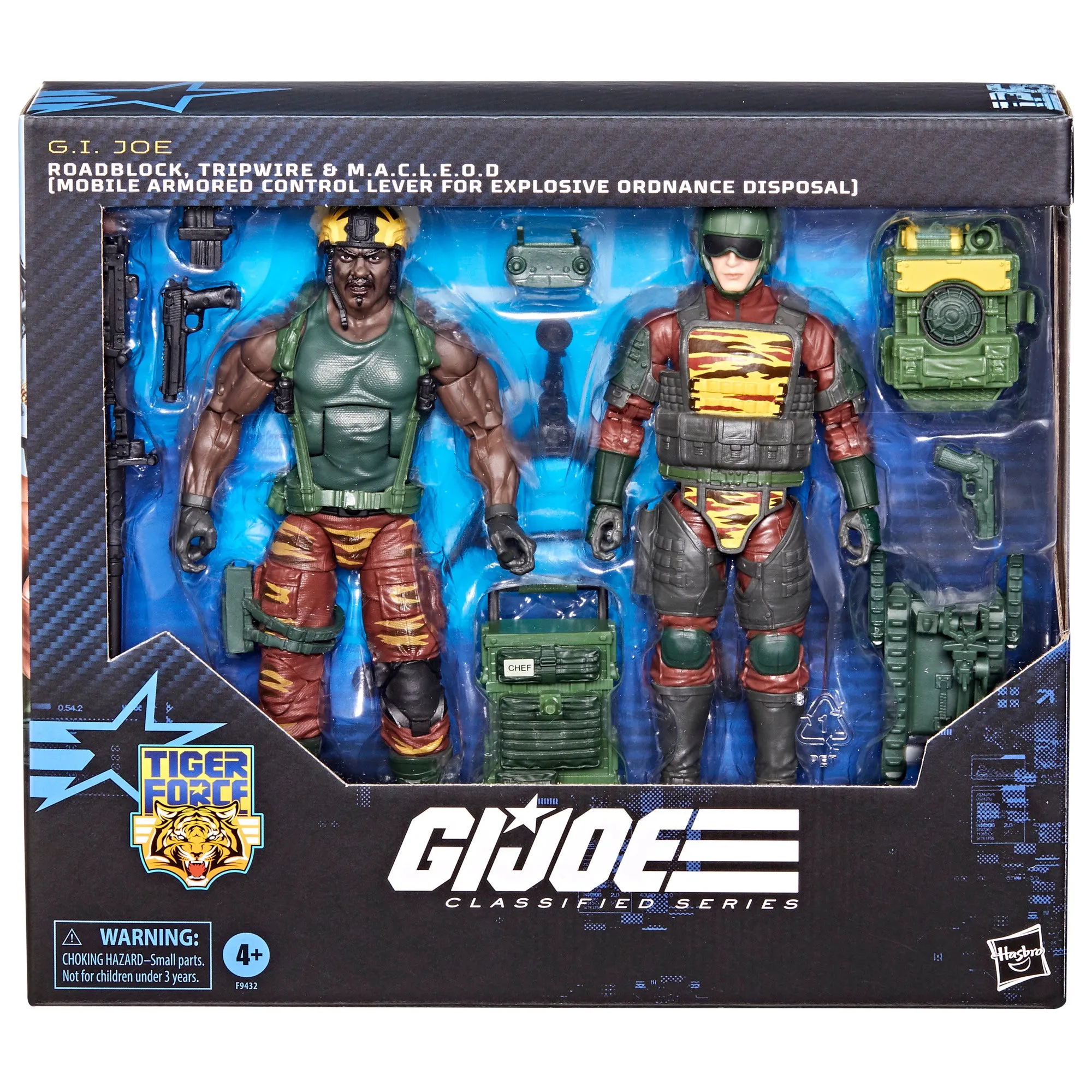 G.I. Joe Classified Series #126, Tiger Force Roadblock, Tripwire, & M.A.C.L.E.O.D.