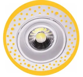 GoodLite G-48402 - 2 Inch Trimless Gimbal LED Downlight - 8 Watt - 600 Lumens