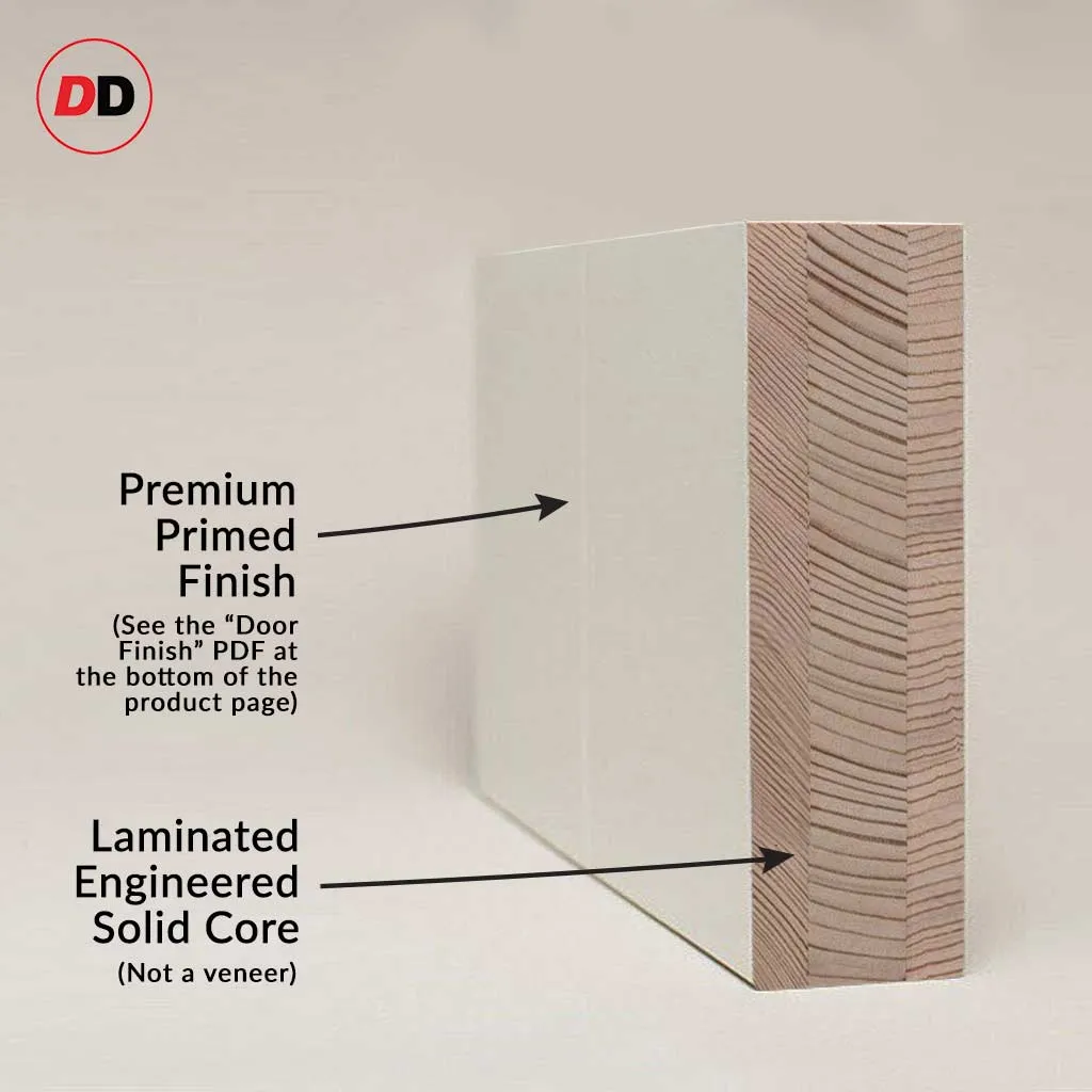 Handmade Eco-Urban® Isla 6 Panel Double Absolute Evokit Pocket Door DD6429 - Colour & Size Options