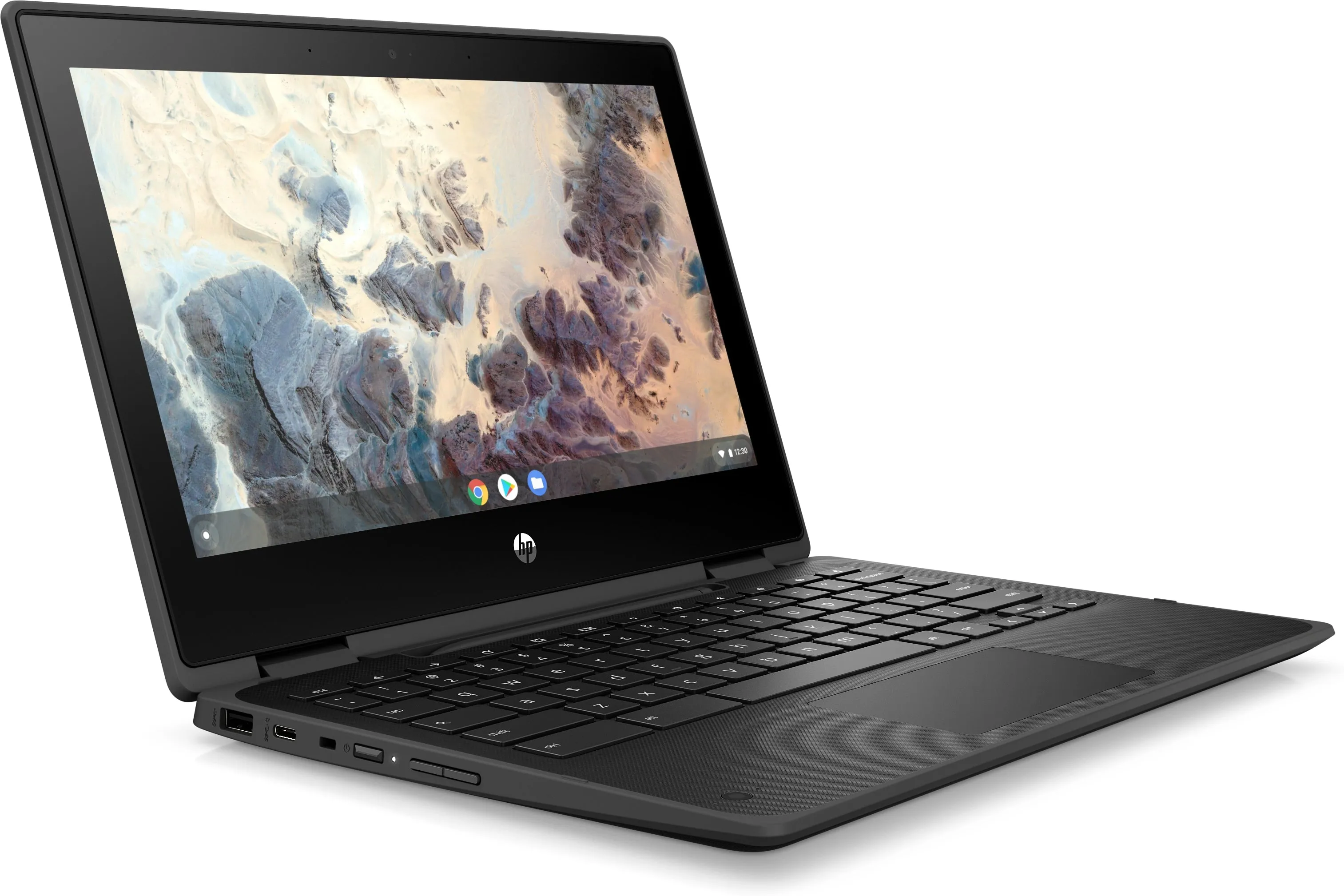 HP x360 11 G4 EE 11.6" HD Convertible Chromebook, Intel Celeron N4500, 1.10GHz, 8GB RAM, 32GB eMMC, Chrome OS - 3V251UT#ABA