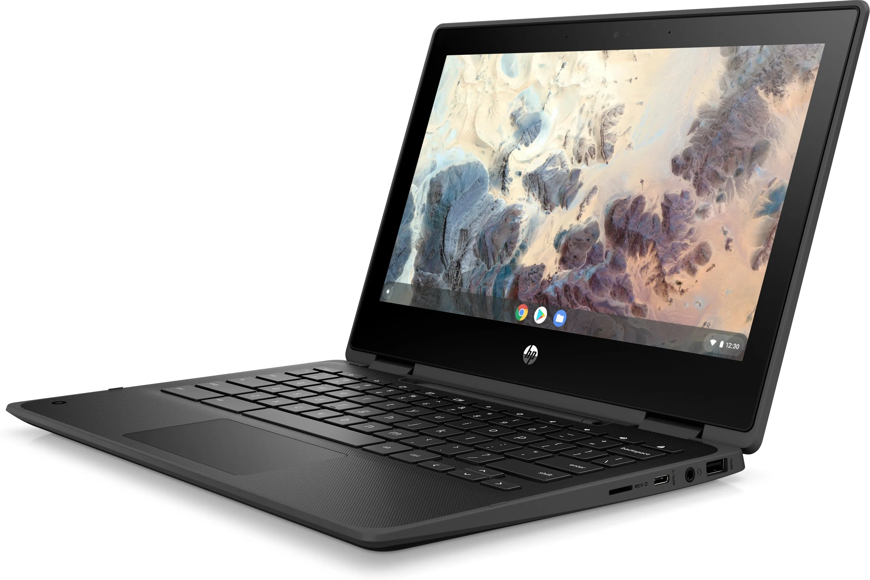 HP x360 11 G4 EE 11.6" HD Convertible Chromebook, Intel Celeron N4500, 1.10GHz, 8GB RAM, 32GB eMMC, Chrome OS - 3V251UT#ABA