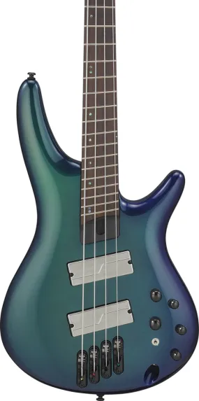 Ibanez SRMS720BCM 4 String Electric Bass Guitar Blue Chameleon