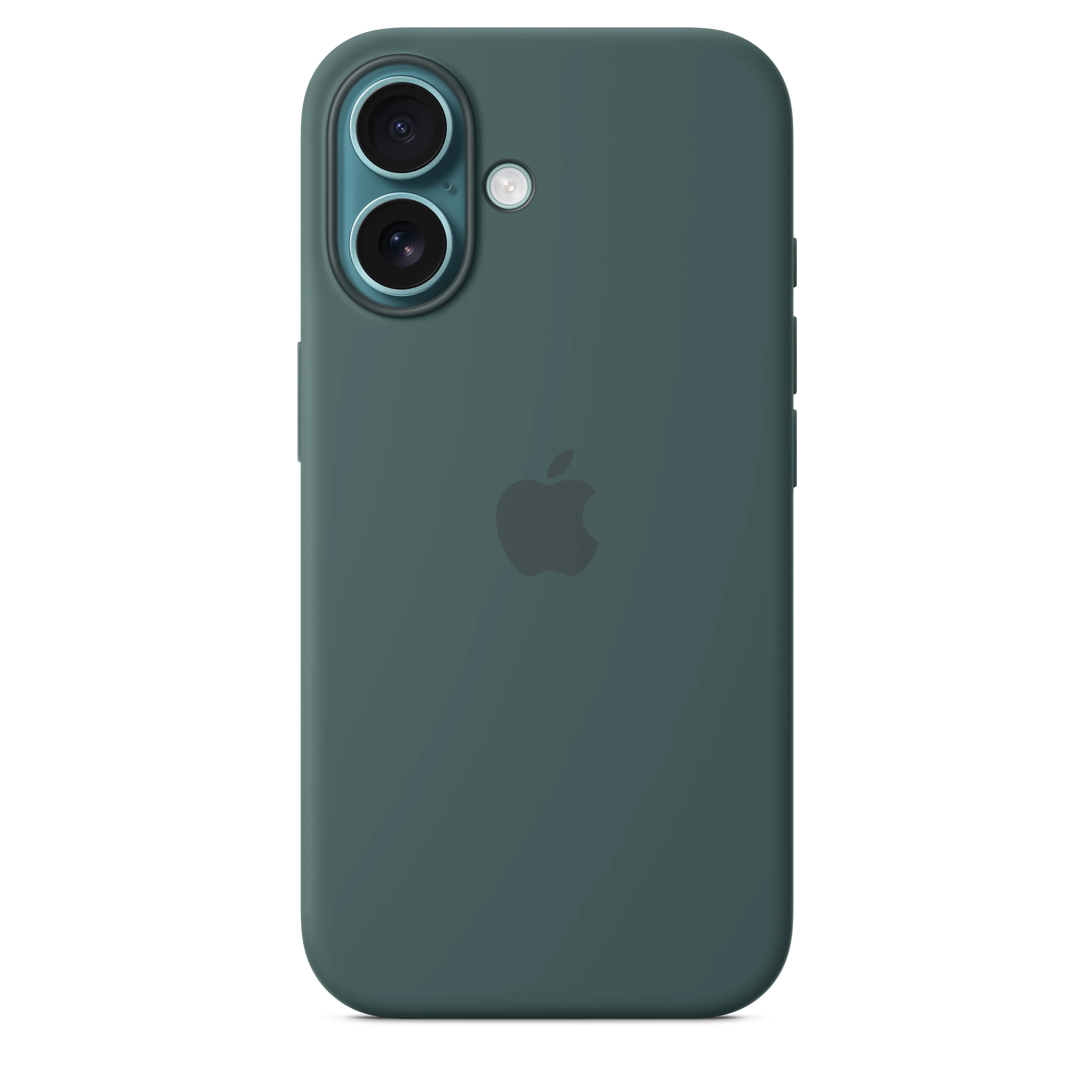 iPhone 16 Silicone Case with MagSafe - Lake Green