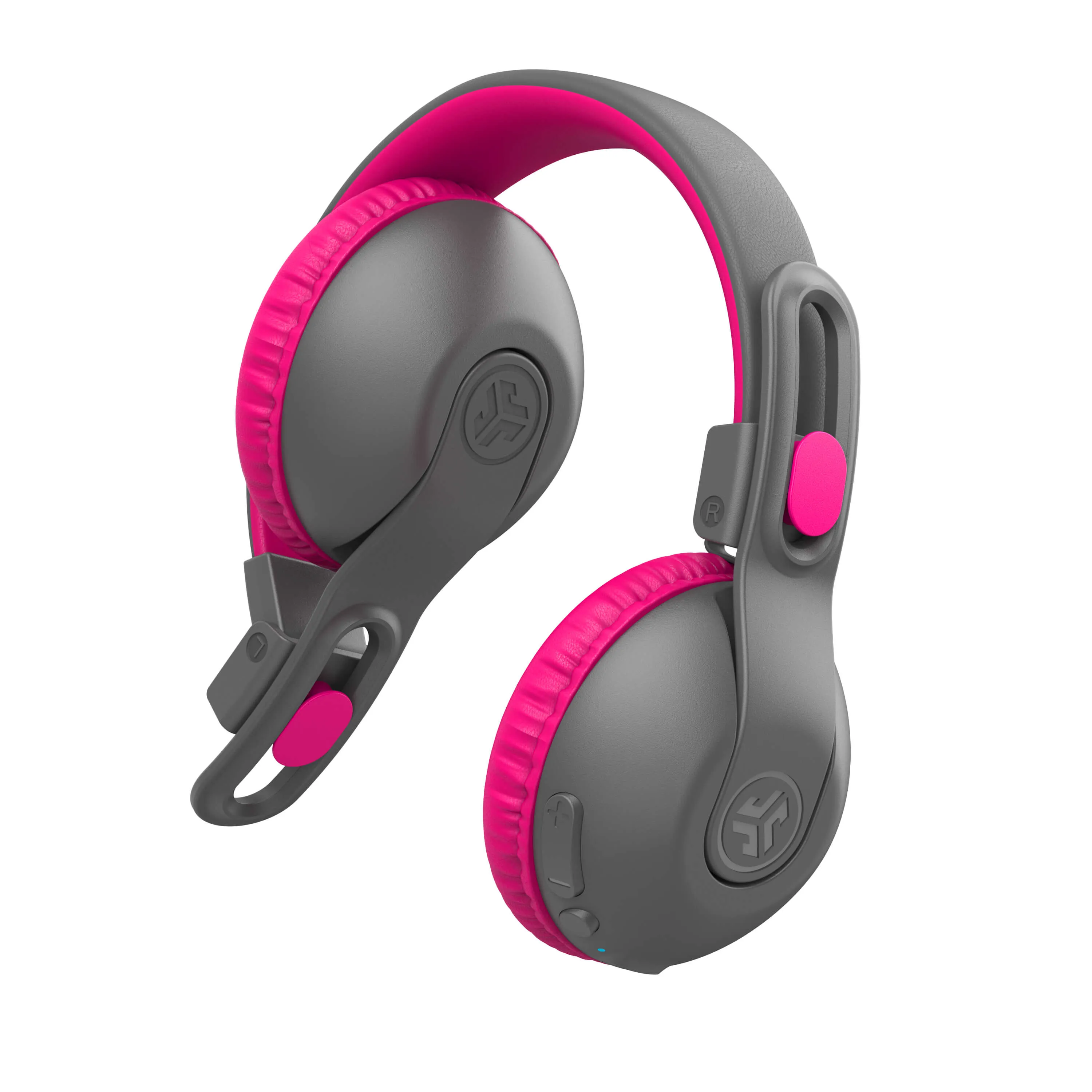 JBuddies Studio 2 Wireless Kids Headphones Pink/Gray