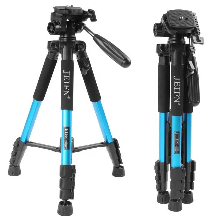 Jeifn by Zomei Q111 4-Section Portable Travel Camera Tripod with 58" Max Height, 5Kg Max Payload with QR Quick Release Plate and Aluminum Construction