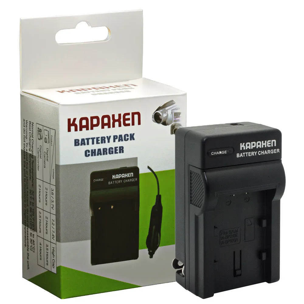 Kapaxen™ Two IA-BP105R Battery Packs, Charger Kit, and Bonus Mini Tripod for Samsung Camcorders