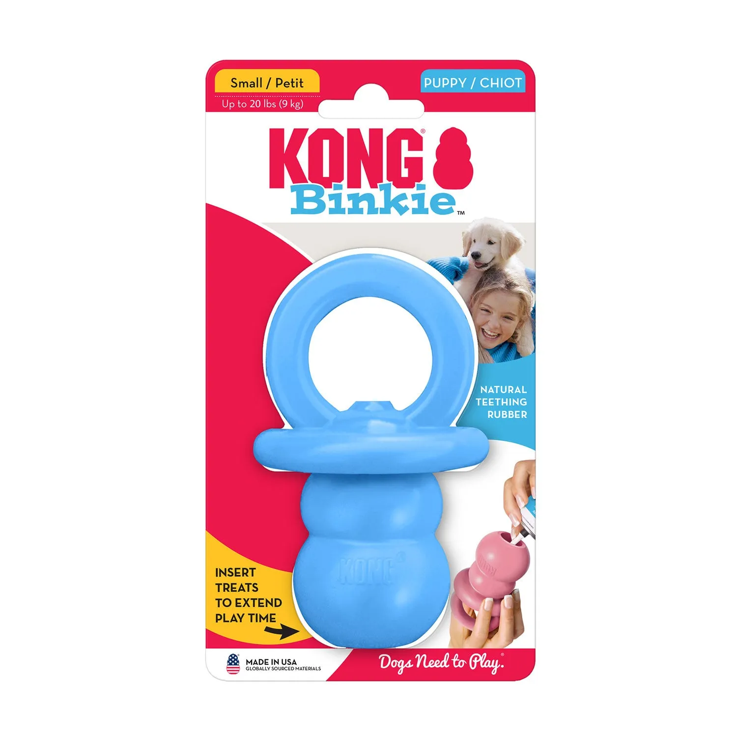 KONG Puppy Binkie Dog Toy