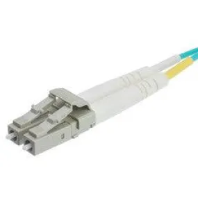 LC/UPC to SC/UPC OS2 Duplex 2.0mm Fiber Optic Patch Cord, OFNR, Singlemode 9/125, Yellow Jacket, Blue Connector, 1 meter (3.3 ft)