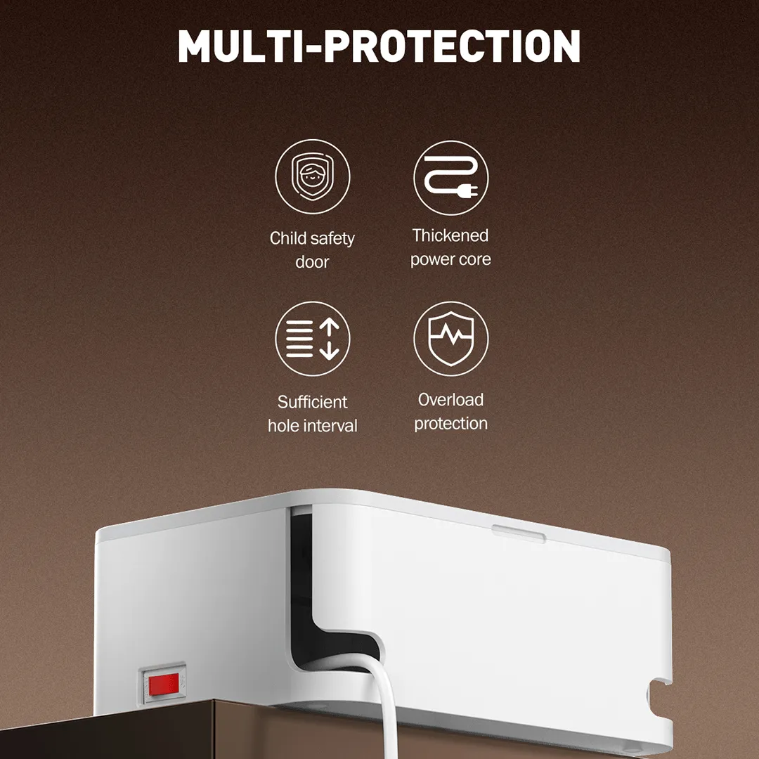 LDNIO Power Management Box with 15W Wireless Charging