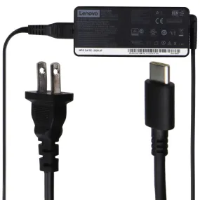 Lenovo (65W) USB-C Charger for ThinkPad Models (ADLX65YLC2D) - Black