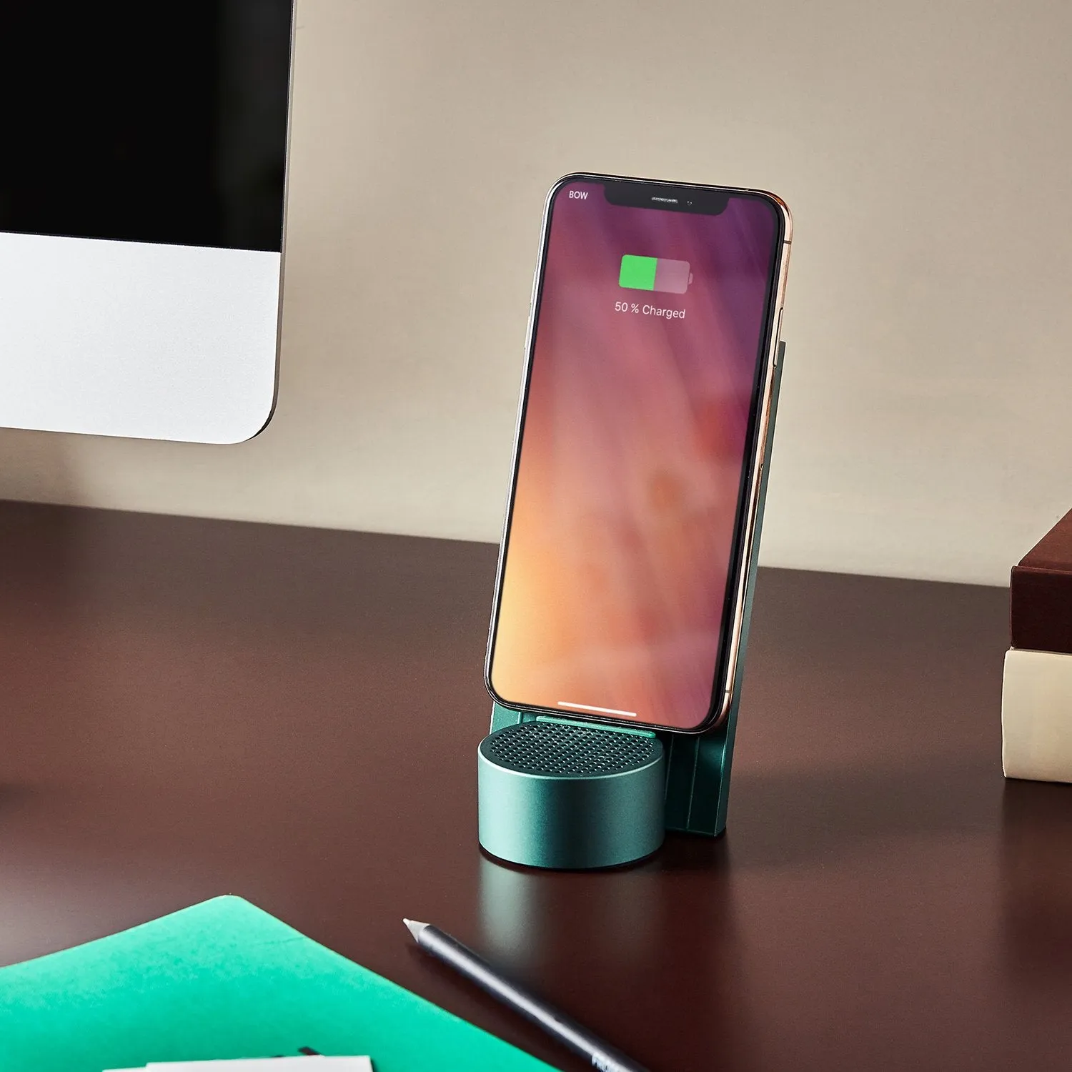 Lexon City Energy Wireless Charging Station with Speaker