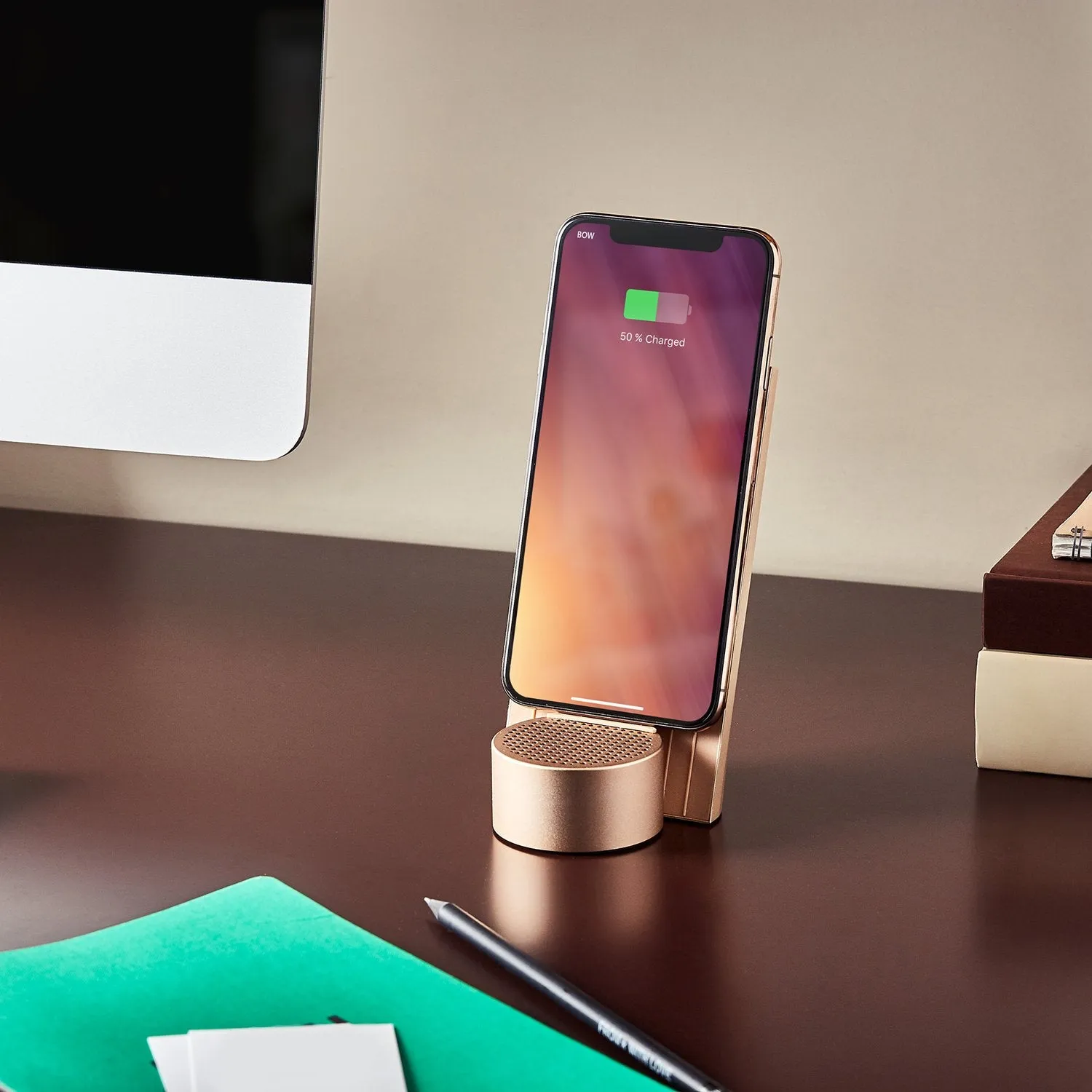 Lexon City Energy Wireless Charging Station with Speaker