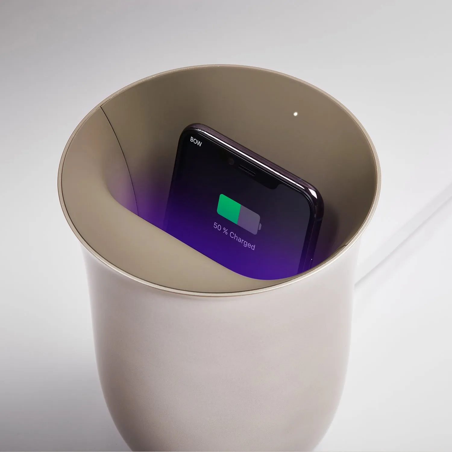 Lexon Oblio Wireless Charging Station with Built in UV Sanitizer