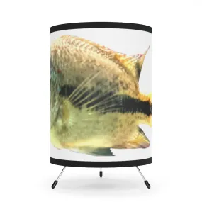 Light Fish Tripod Lamp with High-Res Printed Shade, US/CA plug