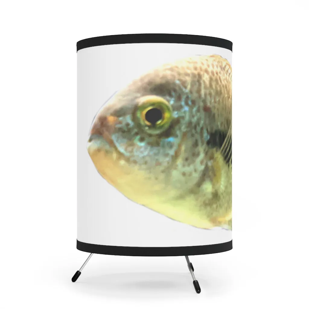 Light Fish Tripod Lamp with High-Res Printed Shade, US/CA plug