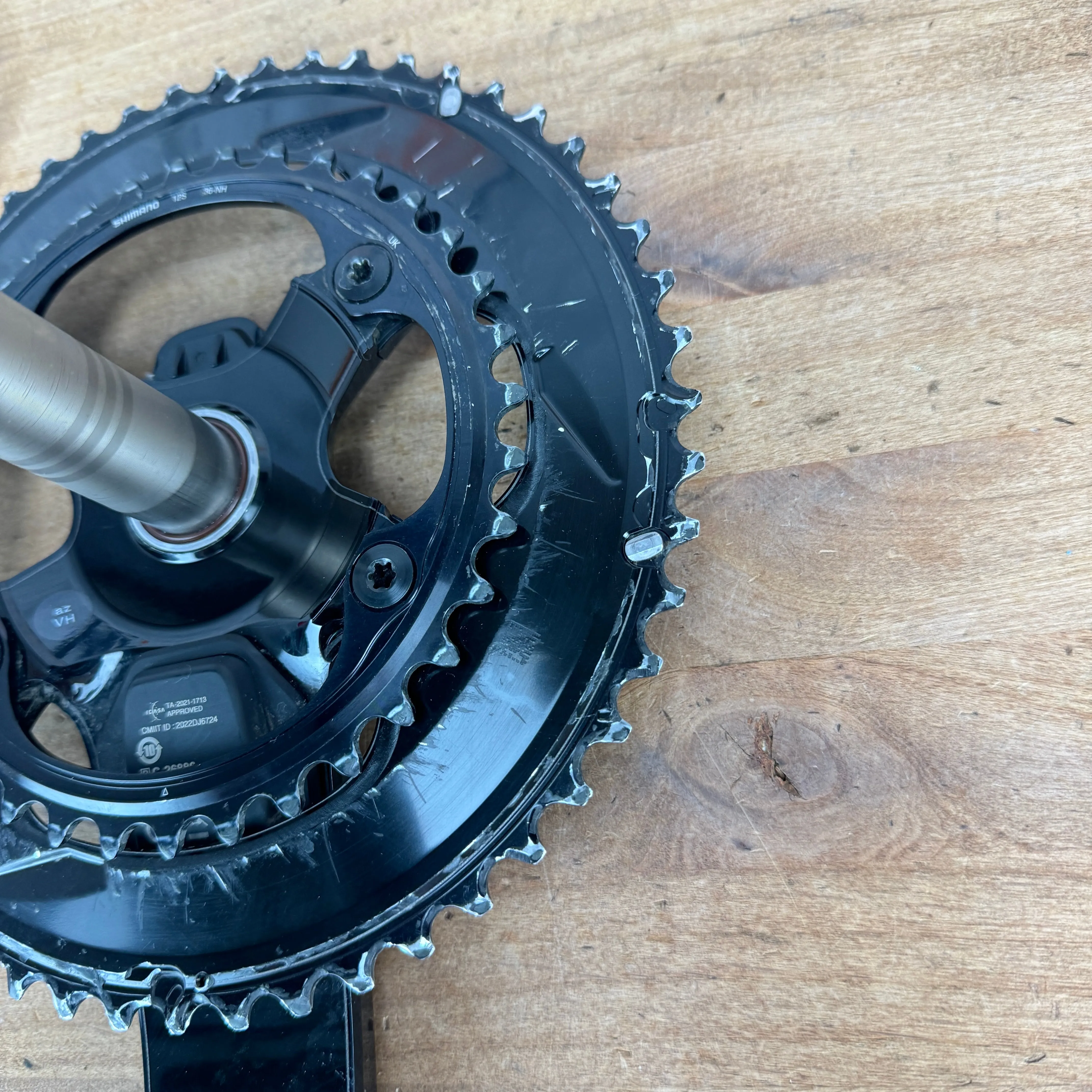 Low Mile! Shimano Dura Ace FC-R9200-P 170mm 52/36t 12-Spd Power Meter Crankset