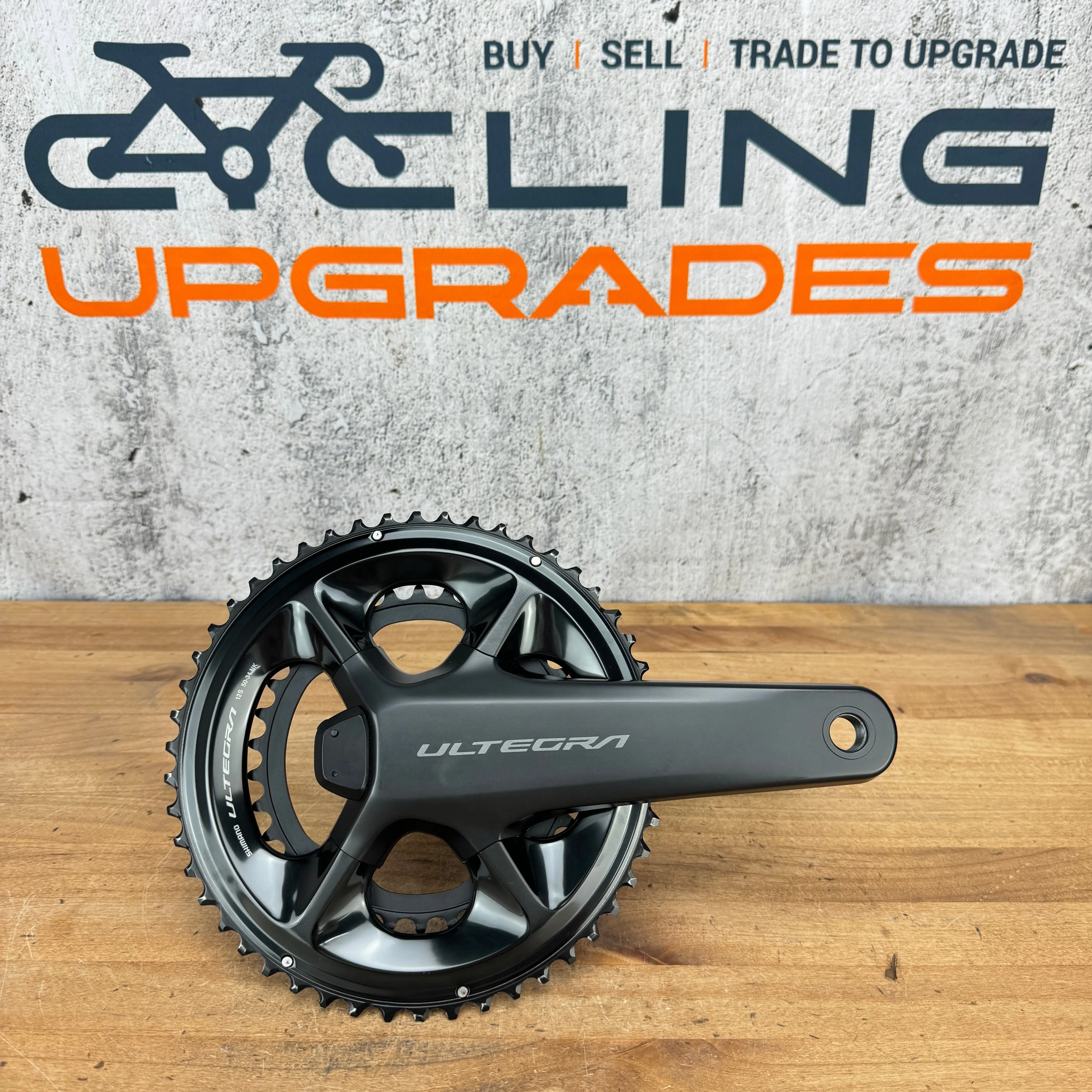 Low Mile! Shimano Ultegra FC-R8100 170mm 50/34t 12-Speed Power Meter Crankset