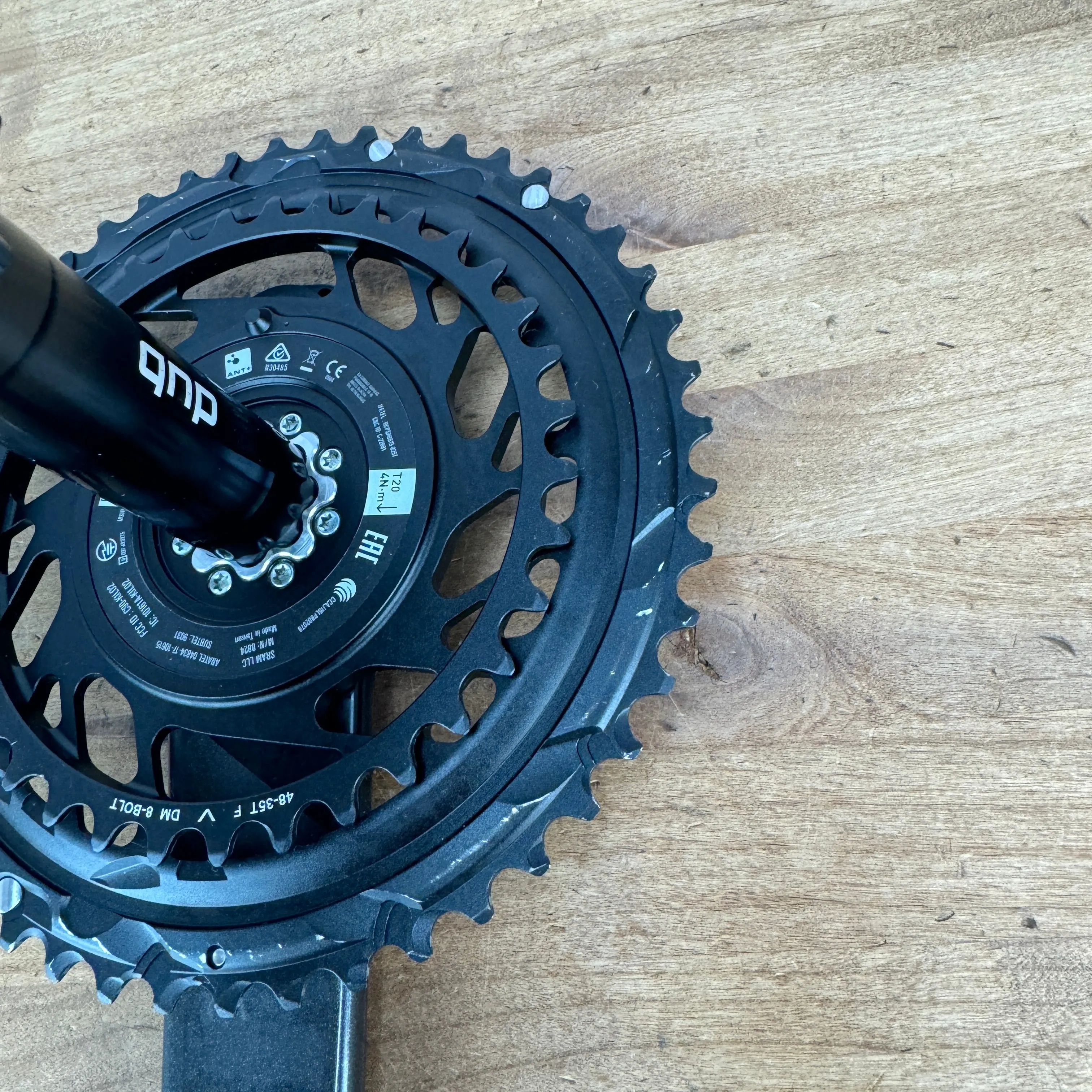 Low Mile! SRAM Force AXS D2 Power Meter 172.5mm 48/35t 12-Speed Carbon Crankset $800 MSRP