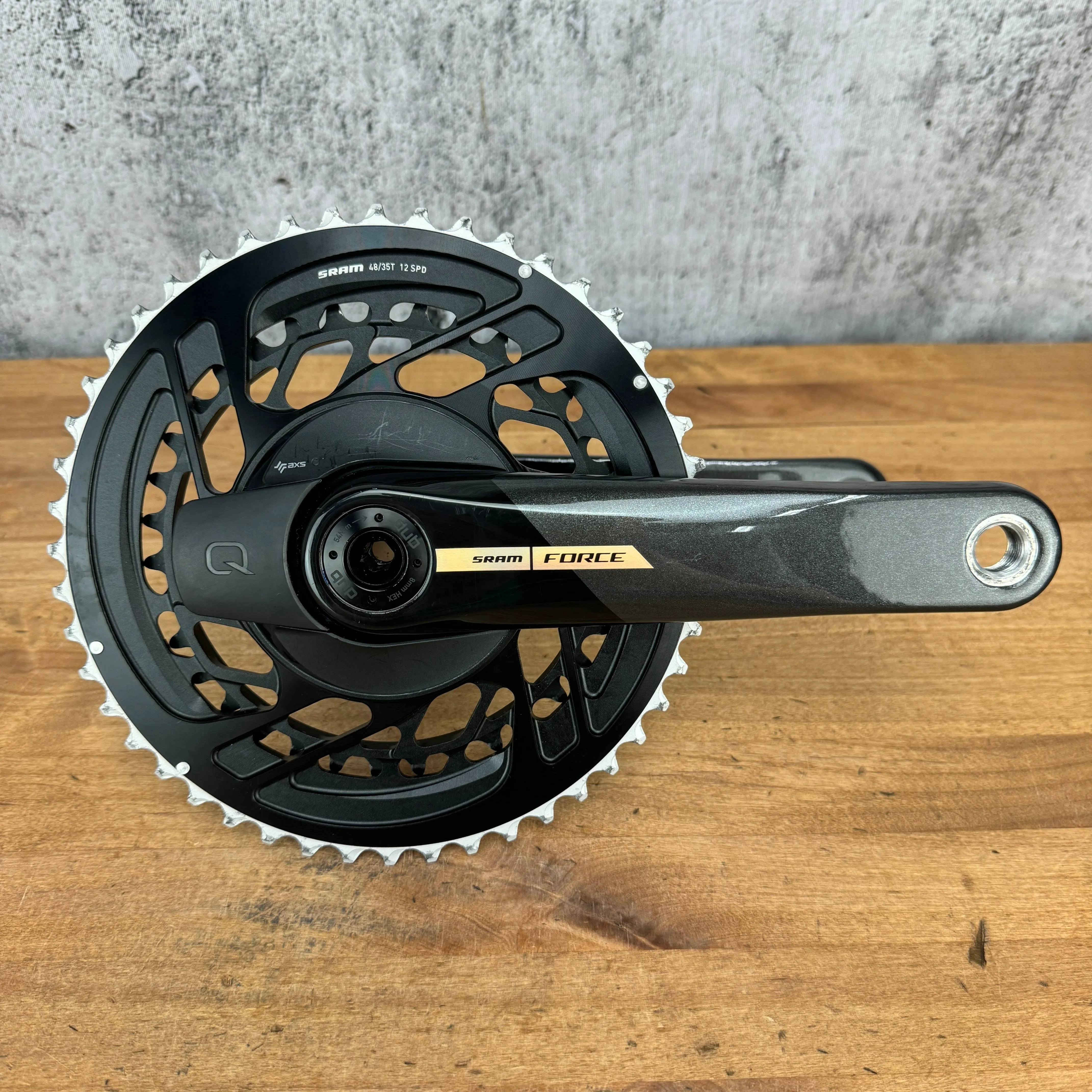 Low Mile! SRAM Force AXS D2 Power Meter 172.5mm 48/35t 12-Speed Carbon Crankset $800 MSRP