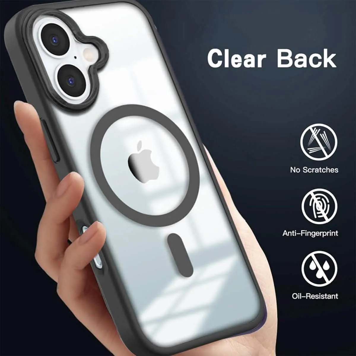 Magsafe Shockproof Mobile Cover For iPhone 16 Plus