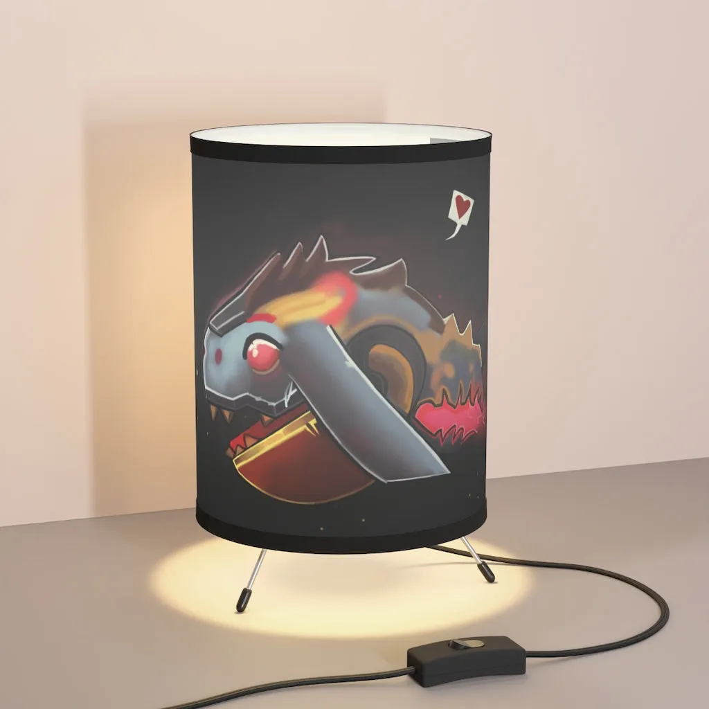 Mecha Whale Strider Tripod Lamp with High-Res Printed Shade, US/CA plug