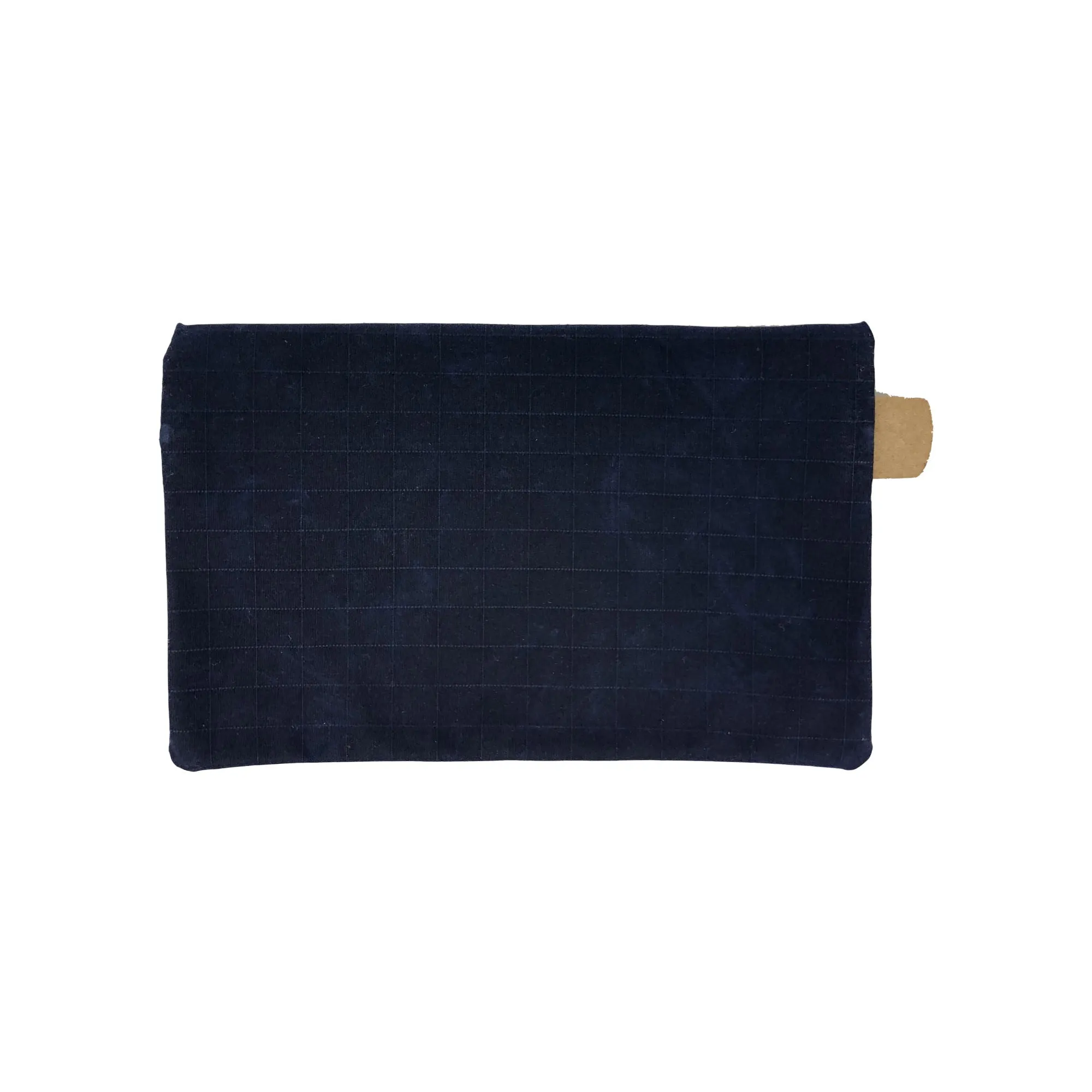 Menara Gridwax Zip Pouch, Navy