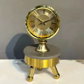 Metal Tripod Table Clock-Medium