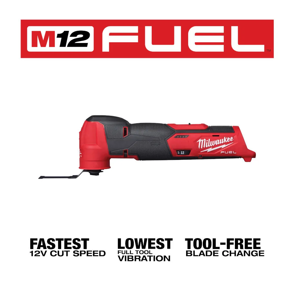 Milwaukee 2526-80 M12 FUEL 12V Oscillating Multi Tool - Bare Tool, Recon