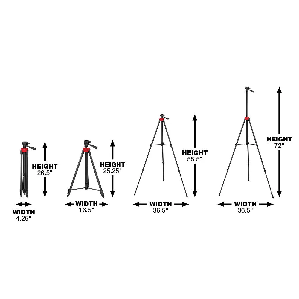 Milwaukee 48-35-1411 72" Laser Tripod