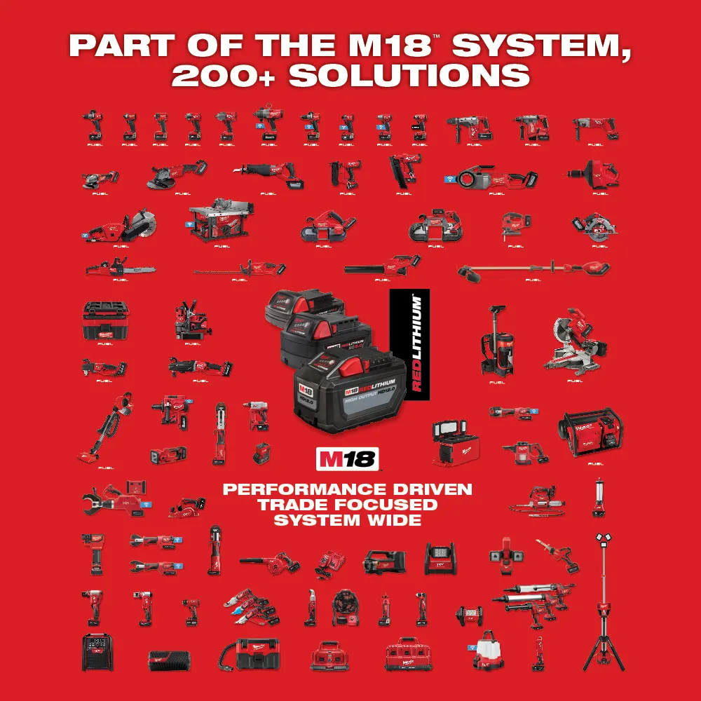 Milwaukee M18 Force Logic Press Tool with One-Key with 1/2"-2" Cts Jaws