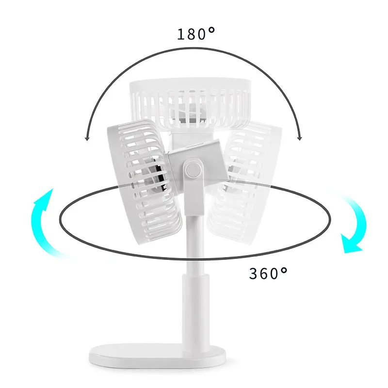 Mini fan handheld desktop USB convenient charging air conditioning office student cooling fan