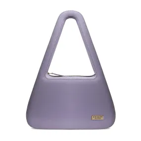 Modern Myth Y2K Pastel Lilac Triangle Shaped Handbag for Girls & Women