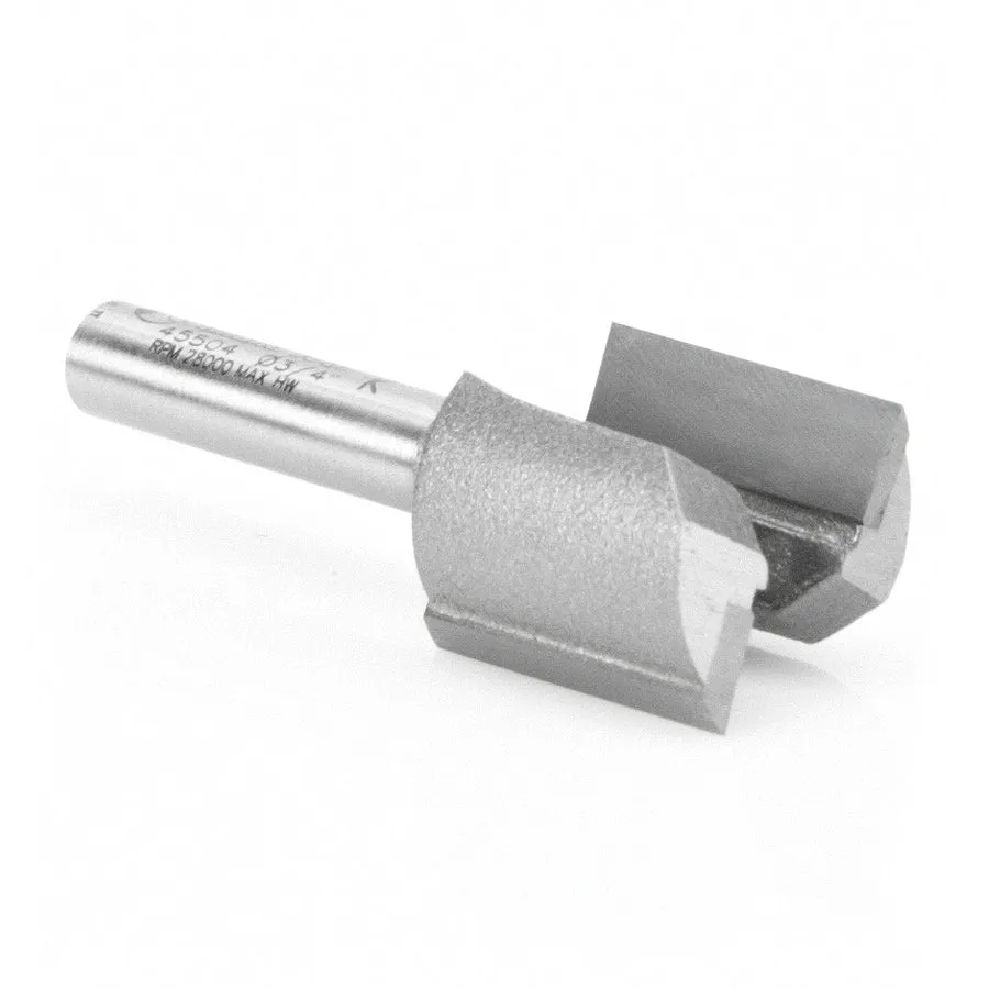 Mortising Straight Plunge Router Bit | 2 Flute | Various Dia x 3⁄4 x 1⁄4" Shank | 45504 | 738685855041