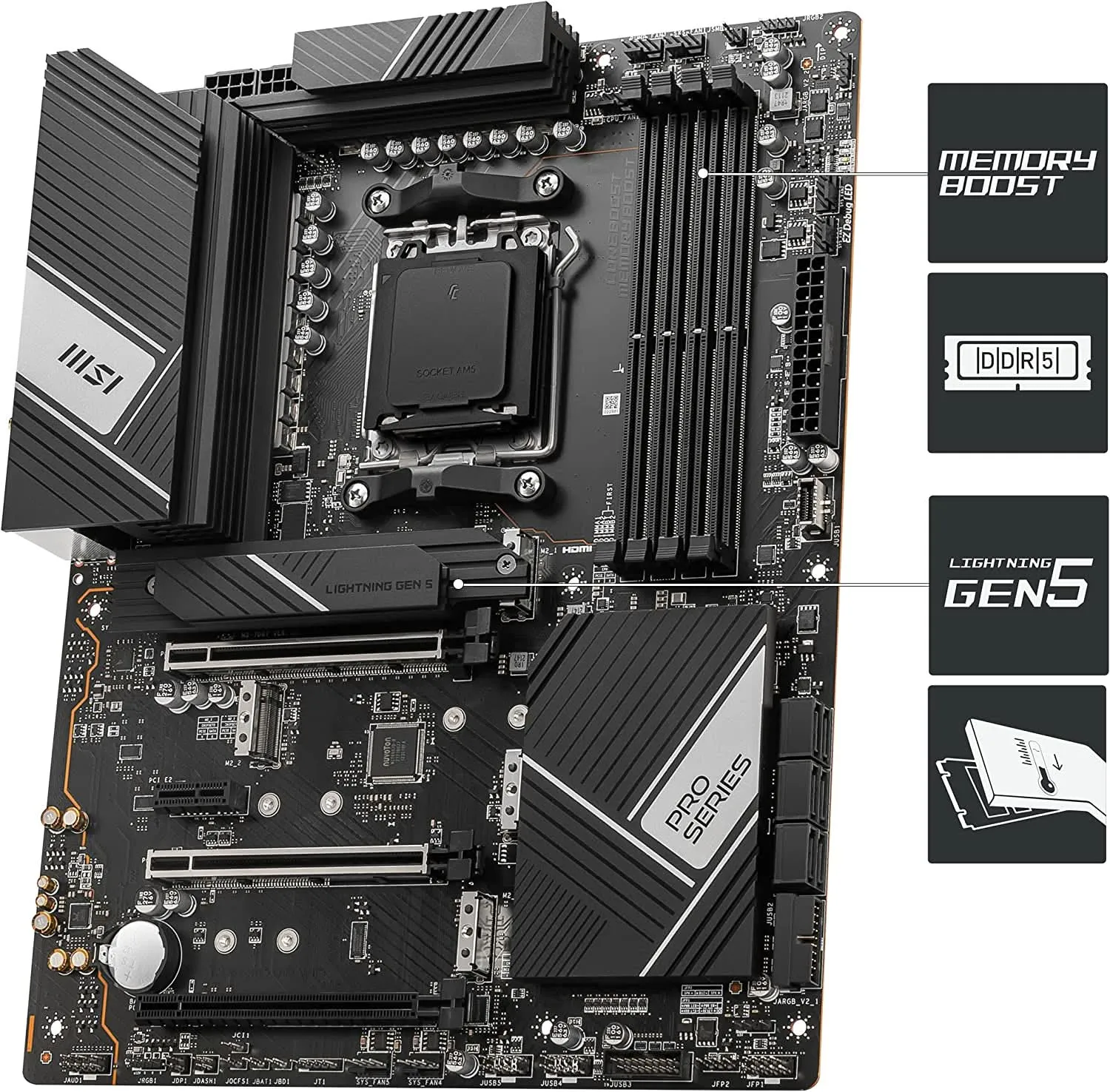 MSI X670-P PRO WIFI DDR5 AMD AM5 MOTHERBOARD