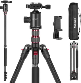 NEEWER 77 inch Camera Tripod Monopod for DSLR with Panoramic Ball Head