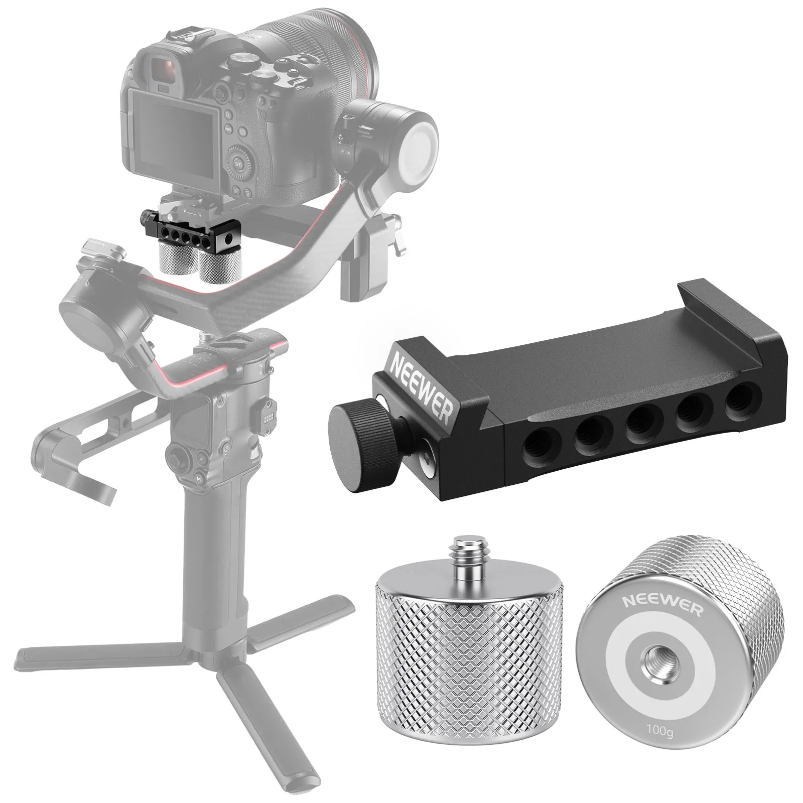 NEEWER Gimbal Counterweights and Clamp Kit for DJI