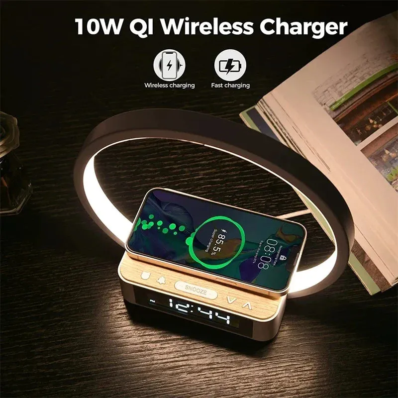 Night Circle Wireless Charger Interactive Lamp