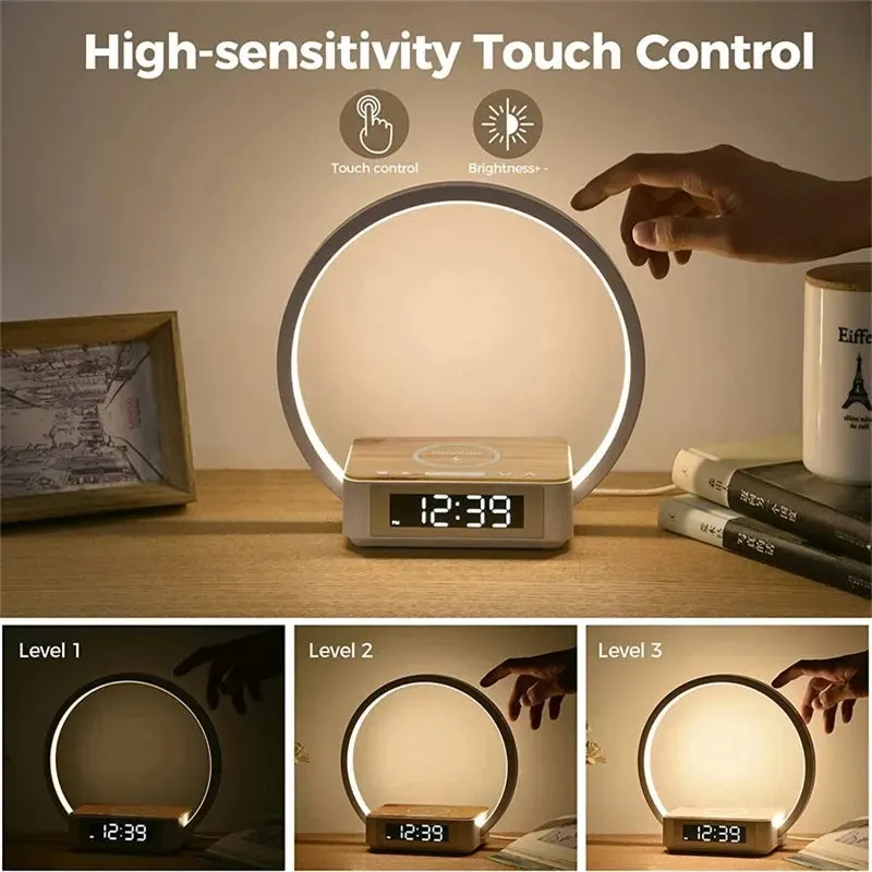 Night Circle Wireless Charger Interactive Lamp