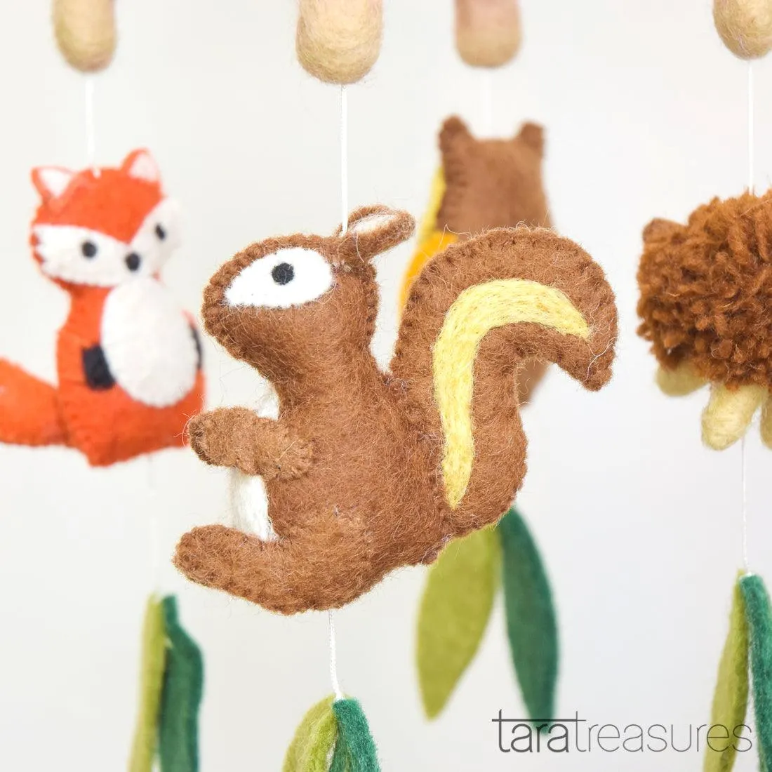 Nursery Cot Mobile - Woodland Animals