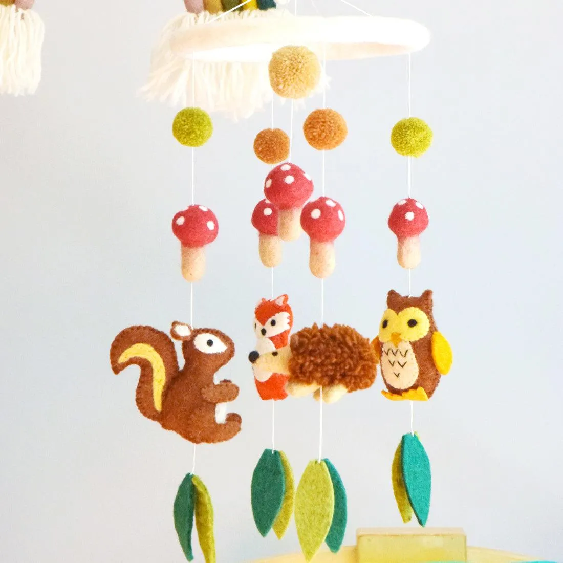 Nursery Cot Mobile - Woodland Animals