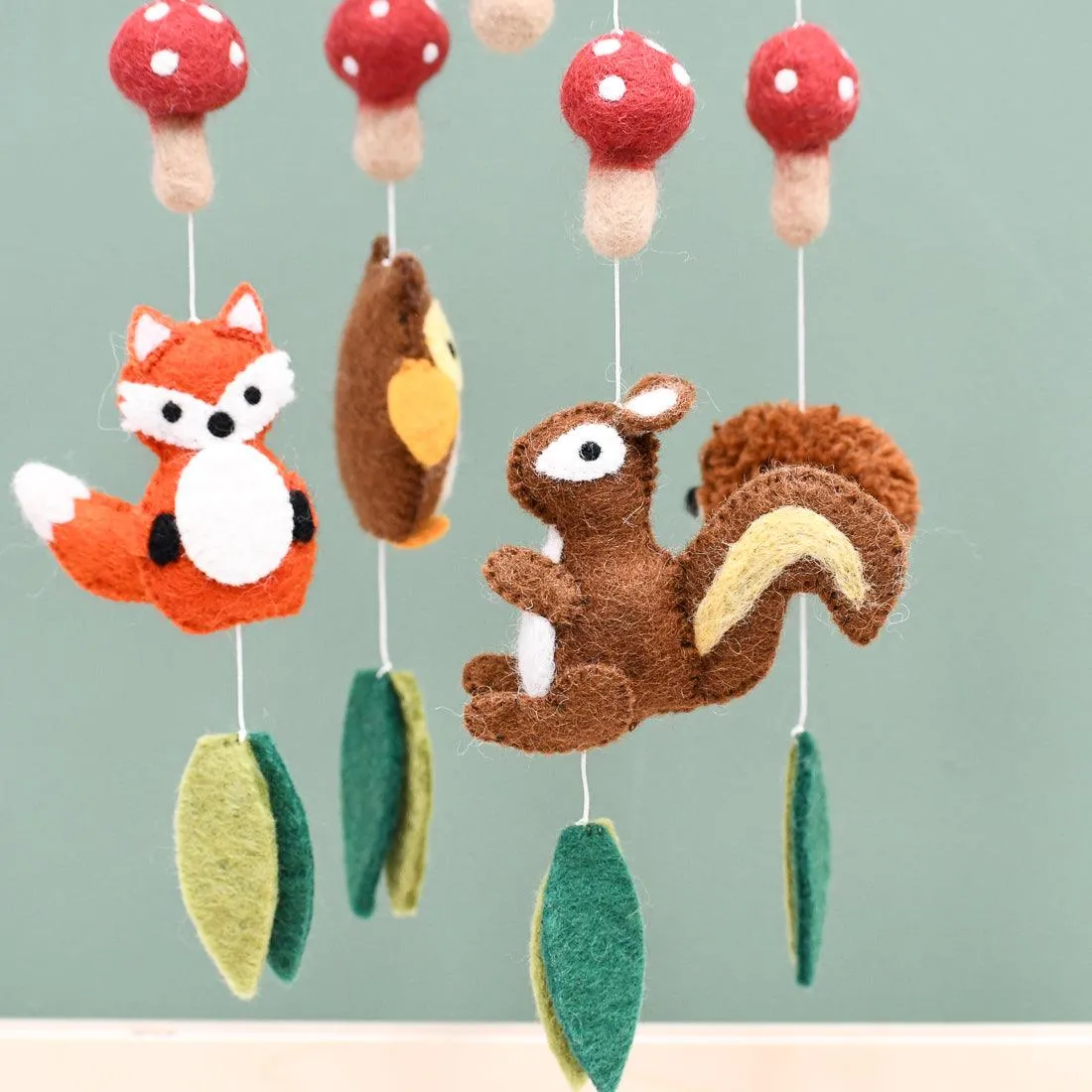 Nursery Cot Mobile - Woodland Animals