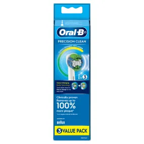 Oral-B Precision Clean Electric Toothbrush Heads 3 Pack