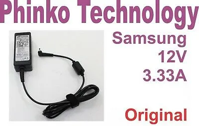 Original Adapter Charger Samsung ATIV Smart PC Pro XE700T1C-A02AU A01AU 12V3.33A