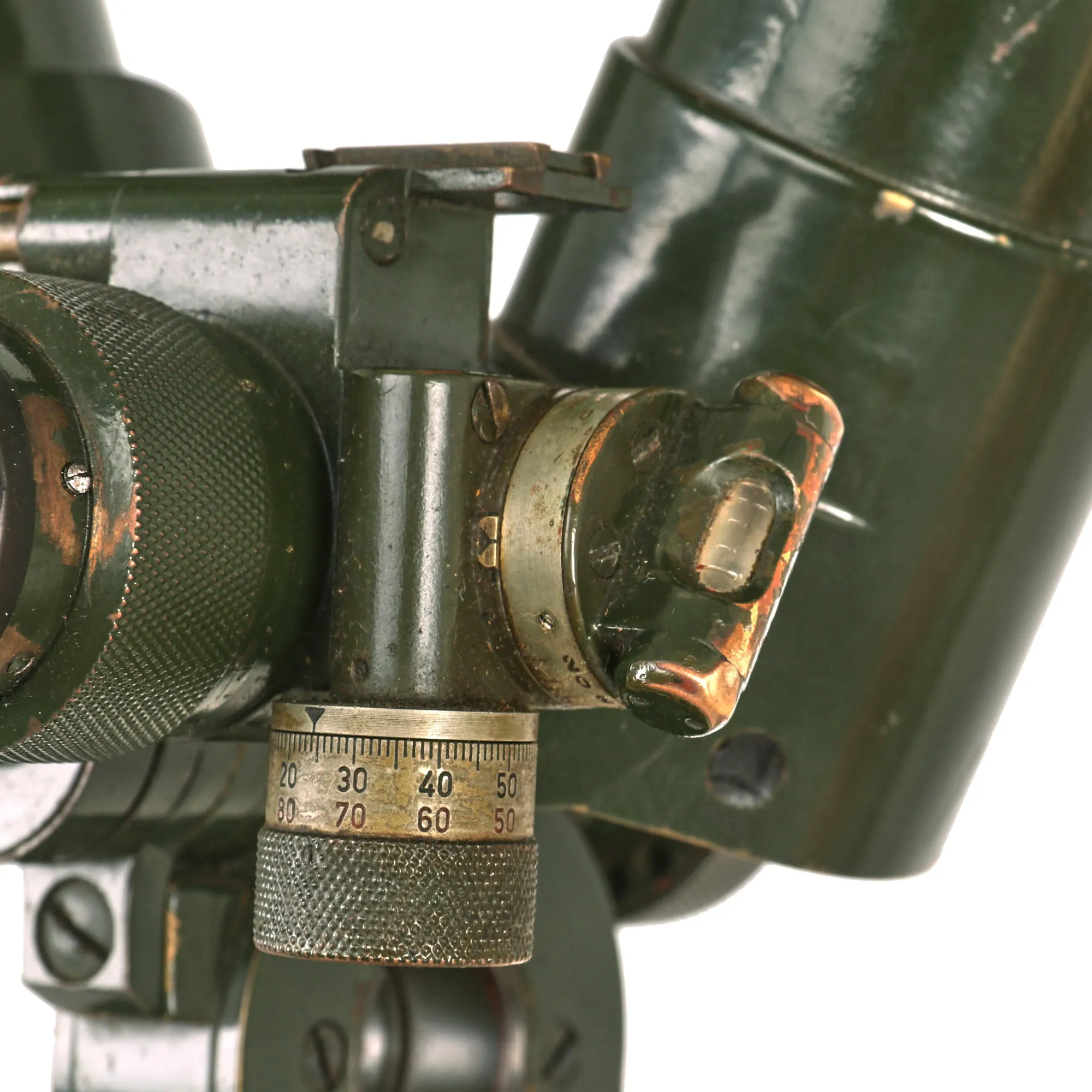 Original German WWII S.f.14 Rabbit Ear Trench Optics with Tripod and Carry Case Manufactured for Romanian Allies by Busch & Carl Zeiss