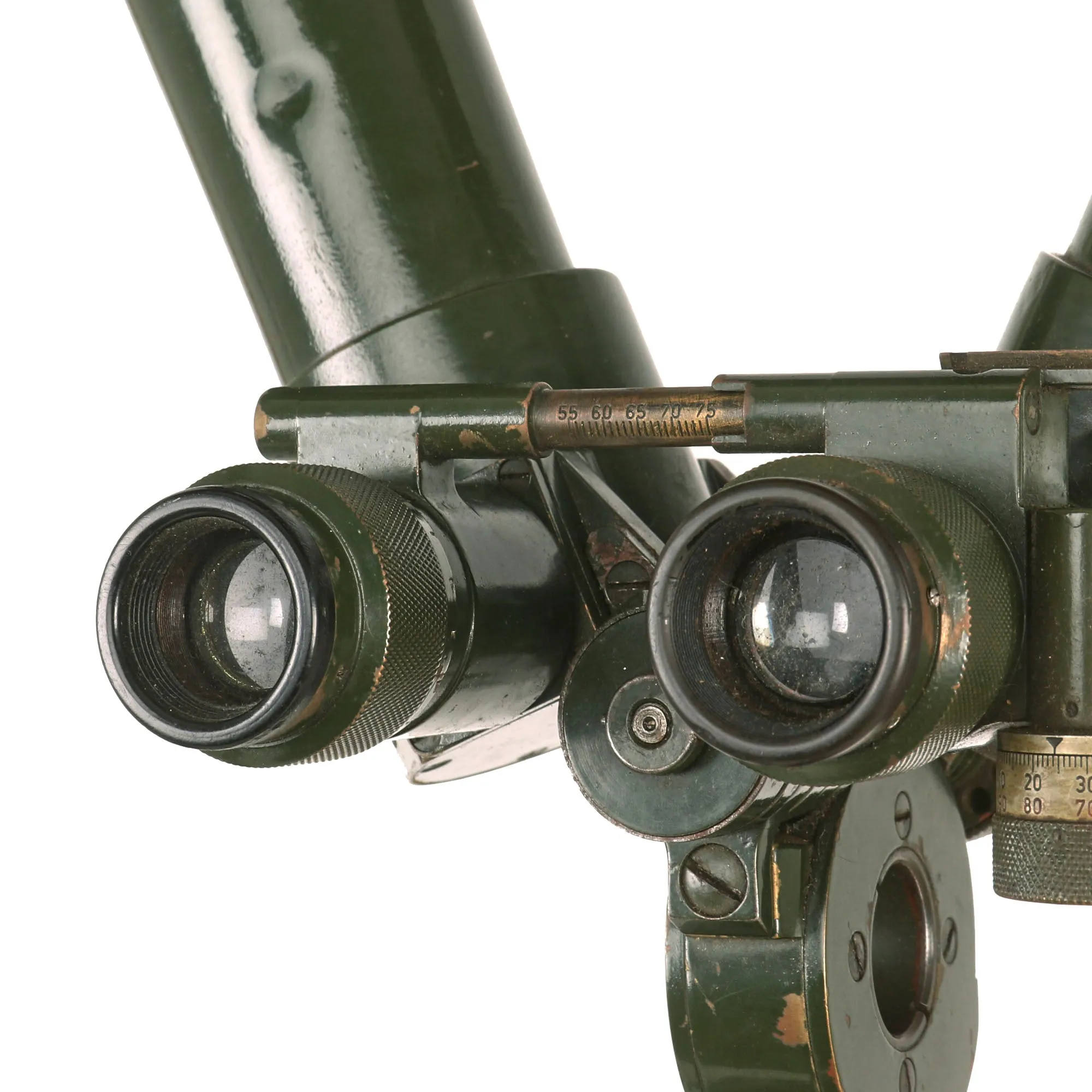 Original German WWII S.f.14 Rabbit Ear Trench Optics with Tripod and Carry Case Manufactured for Romanian Allies by Busch & Carl Zeiss