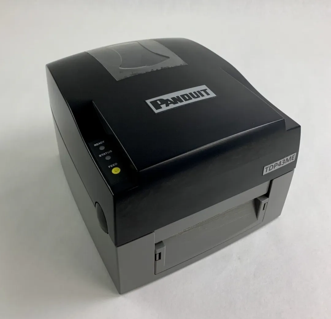 Panduit TDP43ME Thermal Transfer Label Printer 300 dpi LAN Serial USB Tested