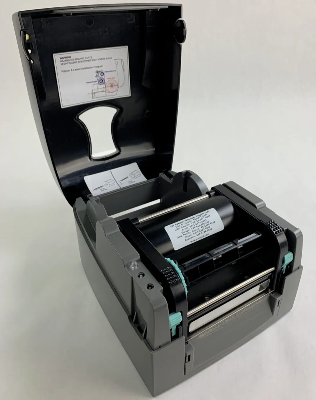 Panduit TDP43ME Thermal Transfer Label Printer 300 dpi LAN Serial USB Tested