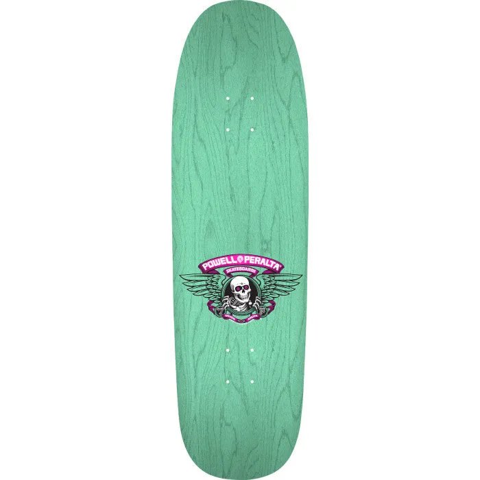 POWELL PERALTA RE-ISSUE DECK CAB BAN THIS 13 TEAL STAIN (9.265")