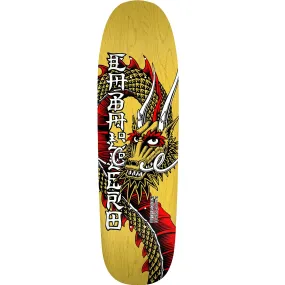 Powell Peralta Steve Caballero Ban This Dragon Reissue Skateboard Deck - 9.265" Yellow Stain